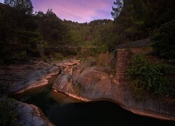 Rzeka Rio Lucena del Cid w Hiszpanii