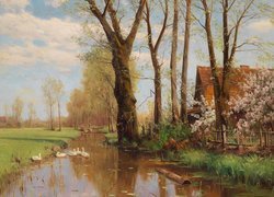 Rzeka w malarstwie Waltera Morasa