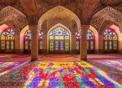 Sala modlitewna w Różowym Meczecie
