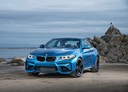 Niebieskie, BMW M2 Coupe, F87, 2016