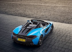 Niebieski, McLaren 570 S Spider, 2017