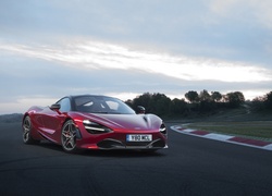 Czerwony, McLaren 720S Coupe, 2017