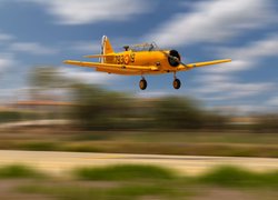 Samolot, Żółty, North American T-6 Texan