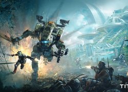 Gra, Titanfall 2, Żołnierze, Roboty, Broń, Walka