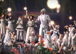 Scena wesela z gry Final Fantasy XIV A Realm Reborn