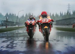 Scena wyścigu z gry MotoGP 22