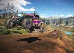 Gra, MX vs ATV Legends, Pojazdy, Terenowe, Tor, Drzewa, Wzgórza, Wyścig