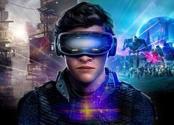 Scena z amerykańskiego filmu Player One