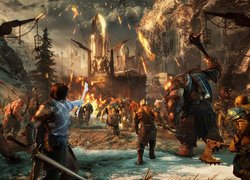 Scena z gry akcji Middle-earth : Shadow of War