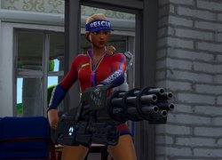 Scena z gry komputerowej Fortnite