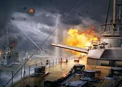 Scena z gry World of Warships