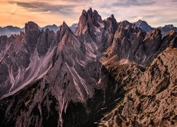 Włochy, Region Trentino, Góry, Dolomity, Skały