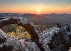 Skalne formacje w niemieckim Parku Narodowym Saskiej Szwajcarii