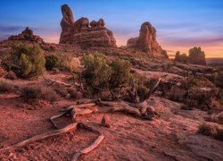 Skały Turret Arch w Utah