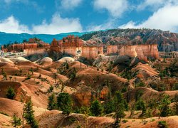 Kanion, Park Narodowy Bryce Canyon, Skały, Utah, Stany Zjednoczone