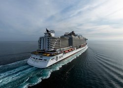 Statek wycieczkowy MSC Seaview na morzu