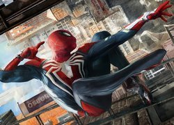 Superbohater Peter Benjamin Parker jako Spider-Man