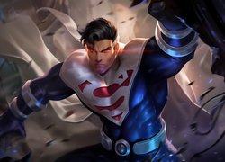 Gra, Arena of Valor, Postać, Superman, Kombinezon, Peleryna