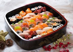 Sushi w pojemniku