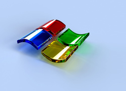 Szklane logo windows