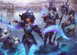 Taliyah - Tkaczka skał z bohaterami gry League of Legends