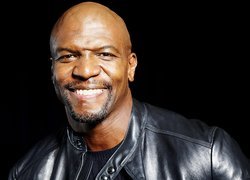 Mężczyzna, Aktor, Terry Crews, Uśmiech, Skórzana, Kurtka, Czarne, Tło