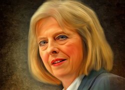 Kobieta, Theresa May, Grafika