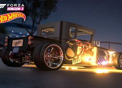 Gra, Forza Horizon 3, Hot Wheels, Bolid, Wechikuł, Czarny, Tuning