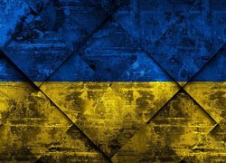 Ukraińska flaga w grafice