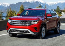 Volkswagen Atlas Cross Sport SEL, Czerwony