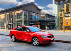 Czerwony, Volkswagen Jetta GLI, 2016