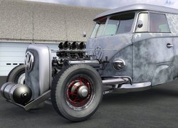 Zabytkowy, Volkswagen T1 Rod, 1950, Bok