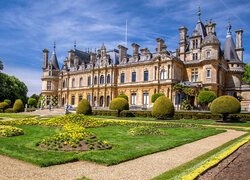 Waddesdon Manor w hrabstwie Buckinghamshire w Anglii