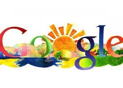 Wakacyjne logo Google