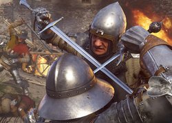 Walczące postacie z gry Kingdom Come Deliverance