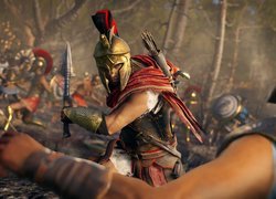 Walczący Alexios w Assassins Creed Odyssey