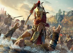 Gra, Assassins Creed Odyssey, Walka, Postać, Kasandra