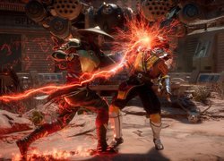 Walka Raidena ze Scorpionem w Mortal Kombat 11