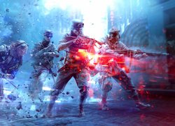 Walka żołnierzy w grze Battlefield 5