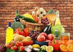 Warzywa i owoce oraz inne produkty