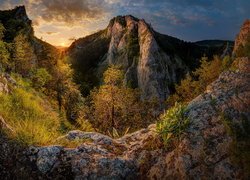 Wąwóz Maniński i góry Strażowskie w Słowacji