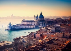 Włochy, Wenecja, Kanał Canal Grande, Bazylika Santa Maria della Salute