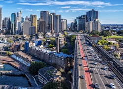 Widok na australijskie miasto Sydney