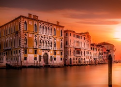 Widok na Canal Grande w Wenecji