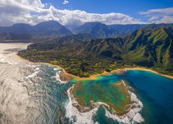 Widok na hawajską wyspę Kauai