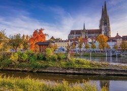 Widok na Katedrę w Regensburgu