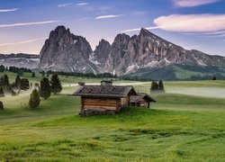 Widok na masyw Langkofel Group