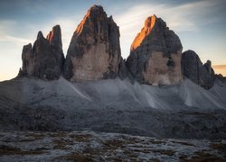 Góry, Masyw, Tre Cime di Lavaredo, Włochy