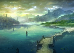 Most, Góry, Mgła, Fantasy