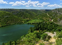 Widok na Park Narodowy Krka w Chorwacji